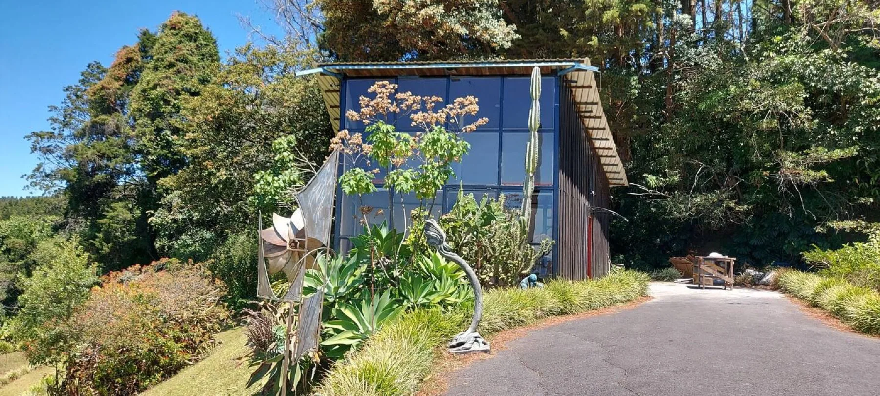 The casita seen from the community lane