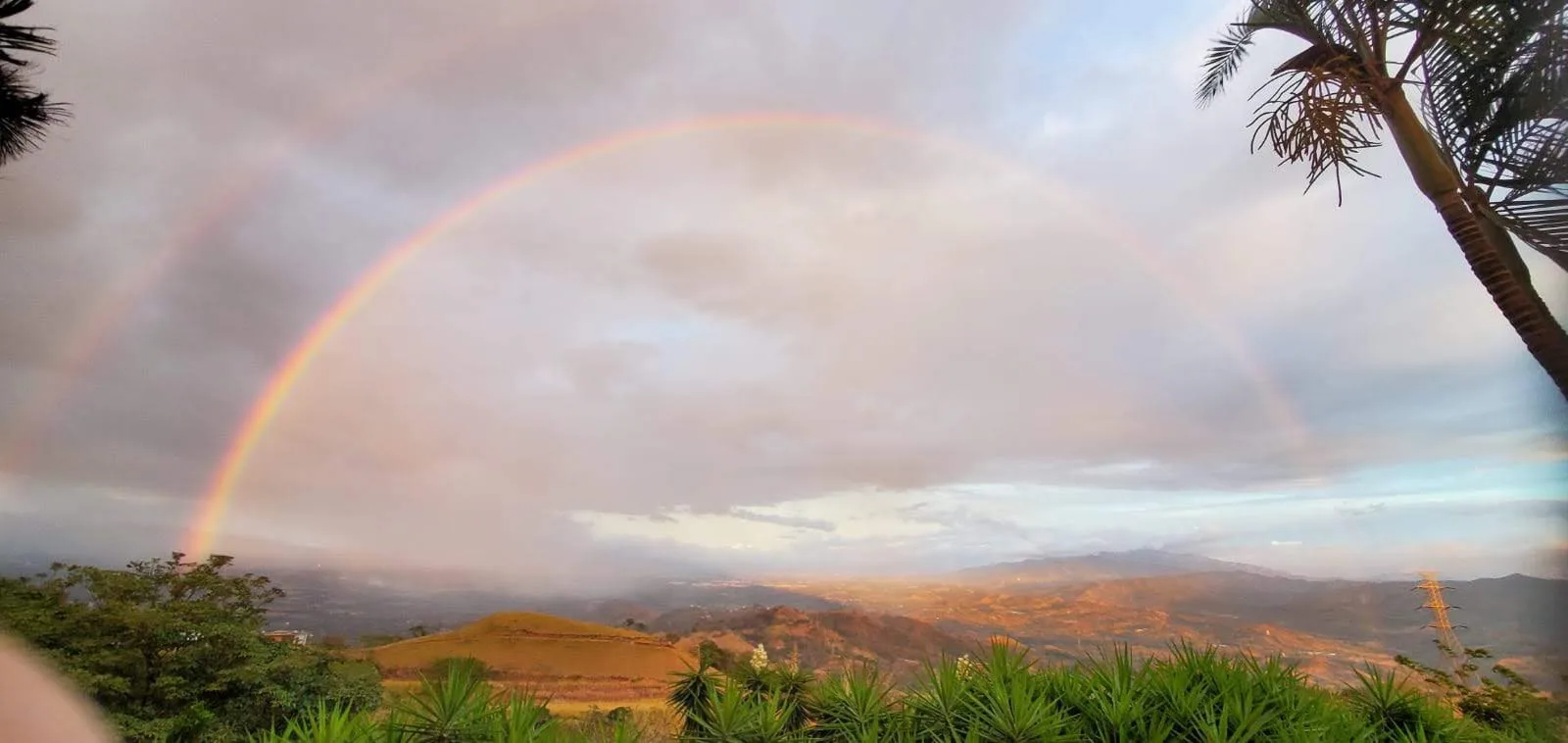 Rainbow over the Central Valley
